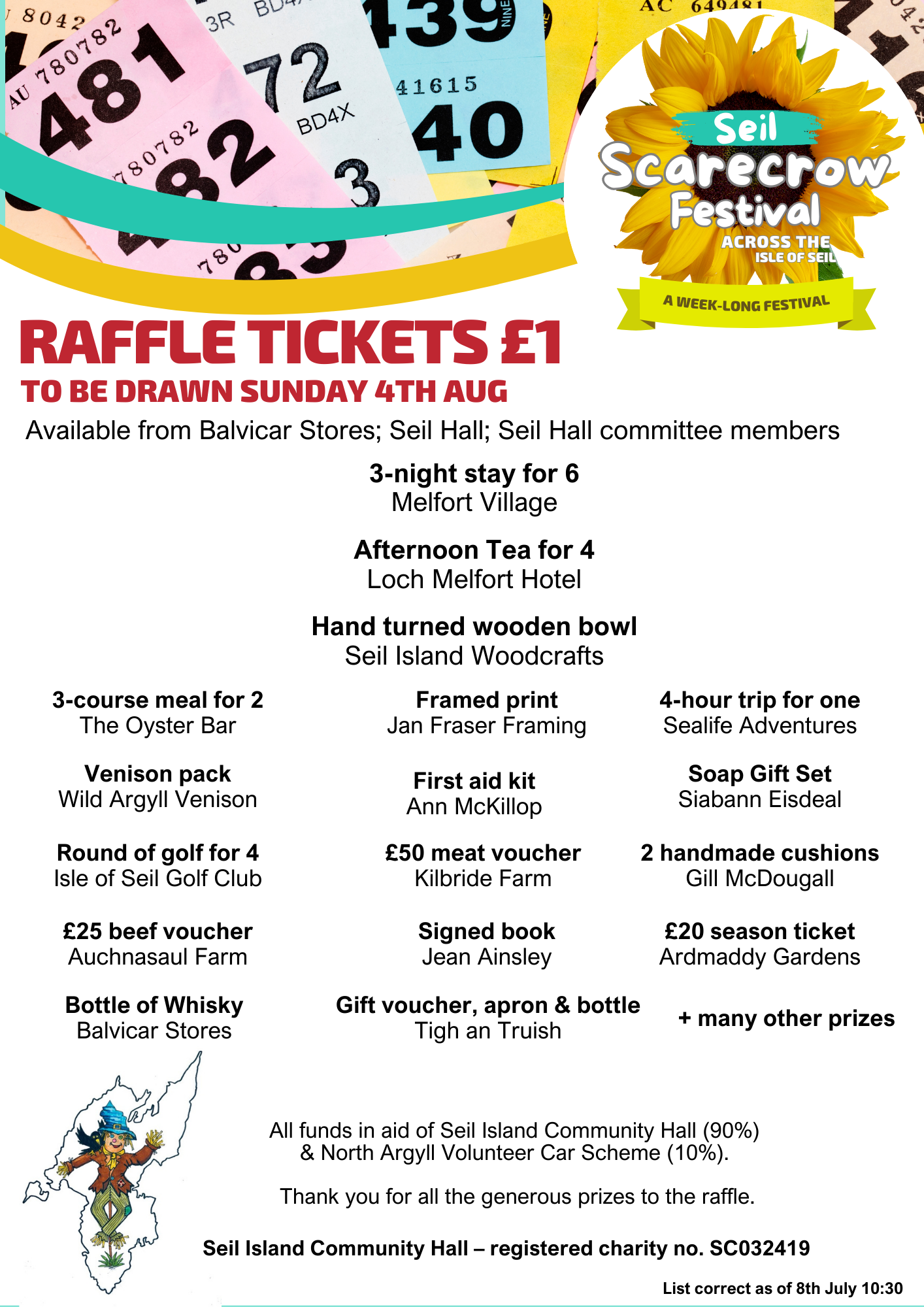 Town Hall Raffle Raffle – Seil Island Community Hall